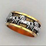 Bague Chevaux Galopants