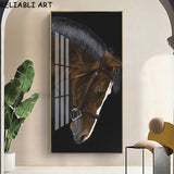 Pferd Respekt Leinwand