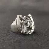 Bague Tête de Cheval Zodiaque