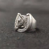 Bague Tête de Cheval Zodiaque