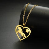 Collier Licorne Volante
