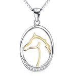 Collier Chevaux Or