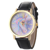 Montre avec Licorne Noire