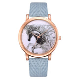 Montre Cheval Bleu Ciel