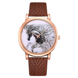 Montre Cheval Marron