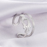 Bague Argent Fer à Cheval