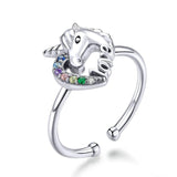 Bague Argent Licorne