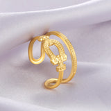 Bague Cheval Argent Or