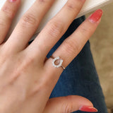 Bague Fer à Cheval Argent