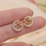 Boucle d'Oreille Licorne Or