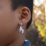 Boucle d Oreille Petite Fille Licorne Clip