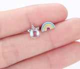 Boucles d'Oreille Fille Licorne