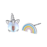 Boucle d'Oreille Fille Licorne