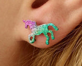 Boucles d'Oreilles Enfant Licorne