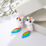 Boucles d'Oreille Licorne Bijoux