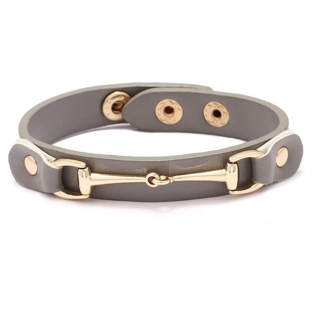 Bracelet De Garrot En Cuir Décoré Pour Cheval - MOUSM - Marron, Style Bling - Taille Full/ Average