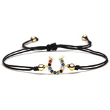 Bracelet Elastique Cheval Noir