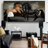 Cheval Peinture sur Toile Déco