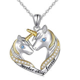 Collier Amitié pour 2 Licorne