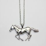 Collier Pendentif Cheval Argent