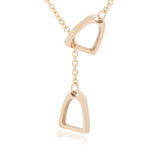 Collier Cheval Étrier Or
