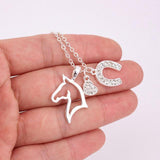Collier Cheval Pendentif Argent