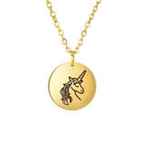Collier Licorne Bizzbee Or
