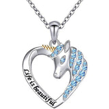 Collier Licorne Fille