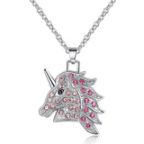 Collier Licorne Joyau Rose