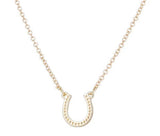 Collier Cheval Pendentif Fer à Cheval