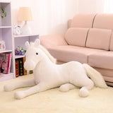 Grosse Peluche Cheval Blanc