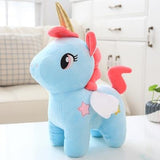 Licorne en Peluche Bleu