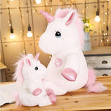 Licorne Peluche Géante Rose