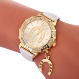 Montre Fer à Cheval Blanche
