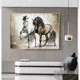 Peinture Cheval Moderne Deco