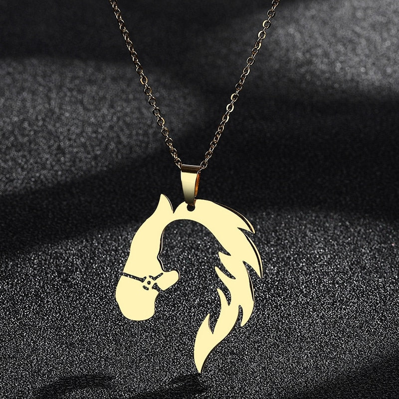 Pendentif Cheval Massif en Or | Mon Bijou Français Pendentif Cheval Massif en Or | Mon Bijou Français