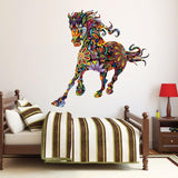 Sticker Mural Cheval Colore