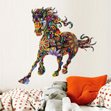 Sticker Cheval Coloré
