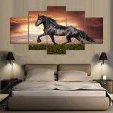 Tableau Cheval Couleur Noir