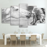 Tableau Cheval Indien