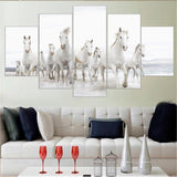 Tableau Chevaux Blanc