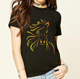 Tee Shirt Cheval Femme