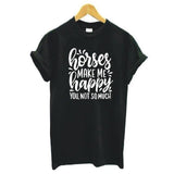Tee Shirt Humour Cheval Citation