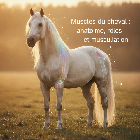 Cheval de profil montrant sa musculature dorsale