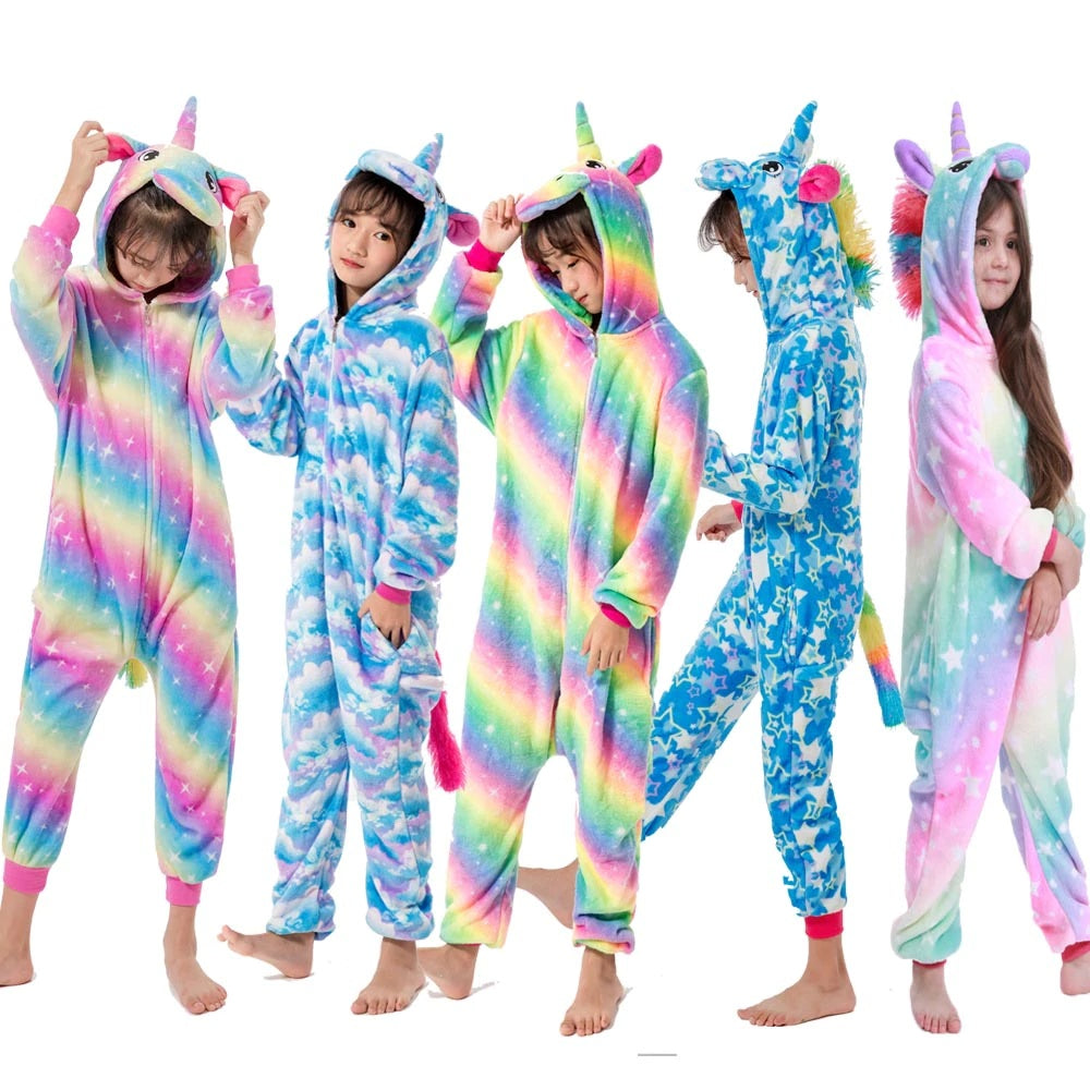 Combinaison licorne pyjama arc-en-ciel | Une Licorne