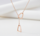 Collier Cheval Pendentif Étriers