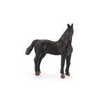 FIGURINE CHEVAL NOIR ÉLÉGANT MINIATURE