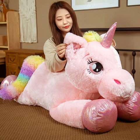 Peluche Géante Licorne Kawaii