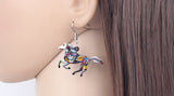 Boucles d'Oreilles Cheval Couleurs au Galop