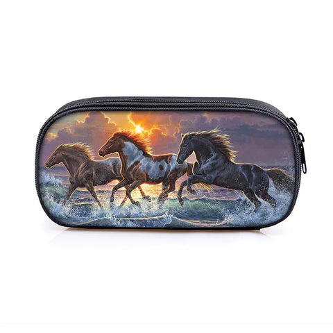 TROUSSE CHEVAUX DANS LES VAGUES